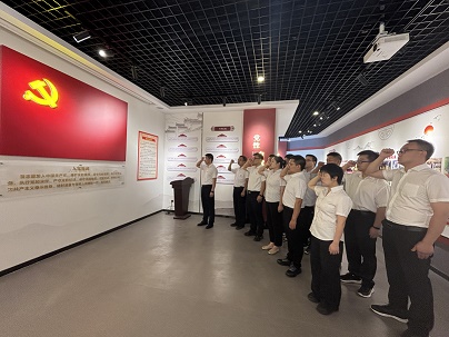 商南公司联合党支部开展“赓续红色血脉，，，，，砥砺奋进征程——庆祝中国共产党建设104周年”主题党日运动